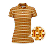 Maxcorners Hot Dog Golf Shirt, Funny Pattern Golf Shirt, Crazy Golf Shirt For Men