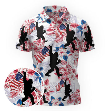 Maxcorners Mythical American Hero Golf Polo Shirt