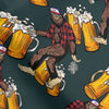 Maxcorners Bigfoot Chugs and Cheers Golf Polo Shirt