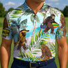 Maxcorners Sasquatch Beach Party Mode Golf Polo Shirt