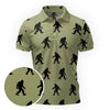Maxcorners Sasquatch Silhouette Club Golf Polo Shirt