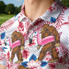 Maxcorners Red, White, Squatch Golf Polo Shirt