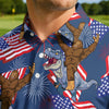 Maxcorners 4th of July Vibes Golf Polo Shirt