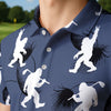 Maxcorners Sasquatch Swing Society Golf Polo Shirt