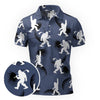 Maxcorners Sasquatch Swing Society Golf Polo Shirt