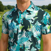 Maxcorners Sasquatch Tropical Club Golf Polo Shirt
