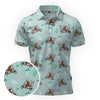Maxcorners Bigfoots Go Bogey Golf Polo Shirt