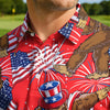 Maxcorners Bigfoot’s Freedom Frenzy Golf Polo Shirt
