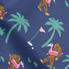 Maxcorners Sasquatch Pool Party Golf Polo Shirt