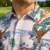Maxcorners Sasquatch Surfs the Beast Golf Polo Shirt