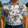 Maxcorners Sasquatch Surfs the Beast Golf Polo Shirt