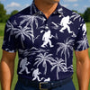 Maxcorners Sasquatch Summer Getaway Golf Polo Shirt