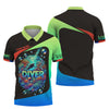 Maxcorners Scuba Diving Custom Name 3D Shirt Diving Into The Ocean Personalized Gift For Diver Lovers LM2111