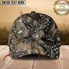 Maxcorners Deer Hunting Hunter American Flag Camo Personalized Cap (8 Colors)
