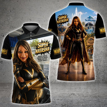 Maxcorners Super NataSha Customized Name Shirts For Virginia