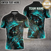 Maxcorners Darts Angry Wolf Claw Marks Flame Multi Options Personalized Name, Team Name Unisex 3D Shirt (4 Colors)