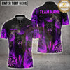 Maxcorners Darts Black Wolf Pack Blue Flame Smoke Multi Options Personalized Name, Team Name Unisex 3D Shirt (4 Colors)