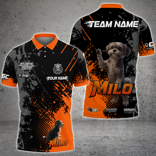 Maxcorners Personalized Polo Shirt Atlantic Amateur Dart Series Shirt For CGC Darts