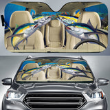 Maxcorners Tuna Fishing Family Car Auto Sun Shade