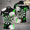 Maxcorners Darts Low Poly Cracked Skull Dartboard Contrast Multi Options Personalized Name, Team Name Unisex 3D Shirt (5 Colors)