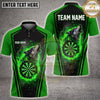 Maxcorners Darts Howling Lone Wolf Flame Glowing Dartboard Aura Multi Options Personalized Name, Team Name Unisex 3D Shirt (4 Colors)
