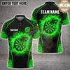 Maxcorners Darts Charging Angry Bull Flame Ring Dartboard Geometric Multi Options Personalized Name, Team Name Unisex 3D Shirt (4 Colors)