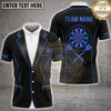 Maxcorners Darts Black Suit Blazer Trim Dartboard Badge Multi Options Personalized Name, Team Name Unisex 3D Shirt (5 Colors)