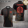 Maxcorners Darts Tactical Utility Vest Pocket Trim Dartboard Multi Options Personalized Name, Team Name Unisex 3D Shirt (5 Colors)