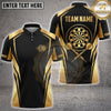 Maxcorners Darts Dynamic Side Panel Speed Dartboard Logo Multi Options Personalized Name, Team Name Unisex 3D Shirt (5 Colors)