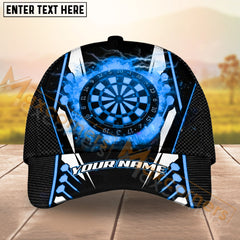 Maxcorners Darts Thunder Multicolor Option Personalized Name 3D Cap