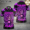Maxcorners Bowling Shirt Blue Crystal Monkey Darts Design Multi Options Personalized Name, Team Name Unisex 3D Shirt
