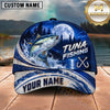 Maxcorners Fishing Full Moon Forest Night Water Splash Fish Hooks Personalized Name Unisex Classic Cap