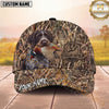 Maxcorners Pheasant Hunting Camo Grass Badge Personalized Name 3D Cap