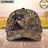 Maxcorners Pheasant Hunting Camo Grass Badge Personalized Name 3D Cap