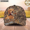 Maxcorners Pheasant Hunting Camo Grass Badge Personalized Name 3D Cap