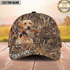 Maxcorners Pheasant Hunting Camo Grass Badge Personalized Name 3D Cap