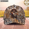 Maxcorners Pheasant Hunting Marsh Grass Flying Birds Personalized Name 3D Cap
