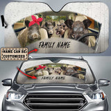 Maxcorners Boar On The Rain All Over Printed 3D Personalized Sun Shade