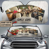 Maxcorners Moose On The Rain All Over Printed 3D Personalized Sun Shade