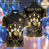 Maxcorners Bowling Art Deco Geometric Diamond Pattern Frame Bowling Ball Strike Crashing Pins Multi Options Personalized Name, Team Name Unisex 3D Shirt (5 Colors)