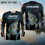 Maxcorner Crappie Fishinng Personalized 3D Long Sleeve Shirt