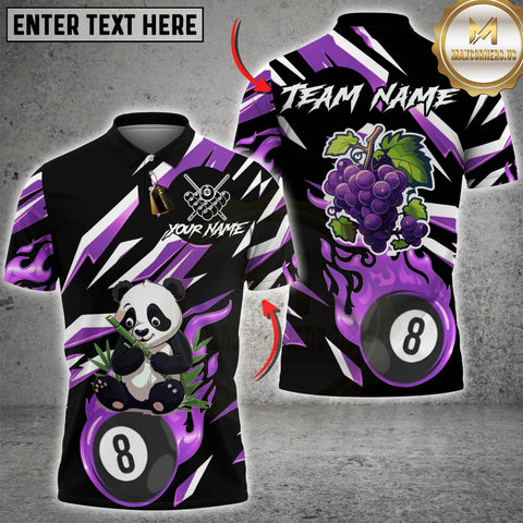 Maxcorners Billiards Shirt Golden Flame 8 Ball Lightning Strike Multioptions Personalized Name, Team Name Unisex 3D Shirt For John