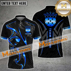 Maxcorners Pickleball Multicolor Premium Pattern  Personalized Name, Team Name 3D Shirt