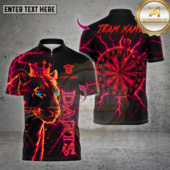 Maxcorners Darts Shirt Lion Style Multioptions Personalized Name, Team Name Unisex 3D Shirt