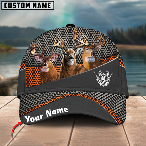 Maxcorners Deer Hunting Metal Multicolor Pattern Personalized Cap