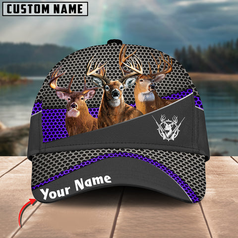 Maxcorners Deer Hunting Metal Multicolor Pattern Personalized Cap