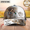 Maxcorners Duck Hunter Dog Waterfowl Retriever Marsh Scene Multiple Options Personalized Name Hunting Cap