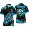 Maxcorners Darts Polo Shirt Street Art Graffiti Text Paint Splatter Dripping Arrow Target Board Multi Options Personalized Name, Team Name Unisex 3D Shirt (4 Colors)