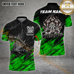 Maxcorners Darts Spider Pattern Color Options Personalized Name, Team Name Unisex 3D Shirt