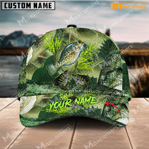 Maxcorners Crappie Fishing Personalized Classic 3D CaP